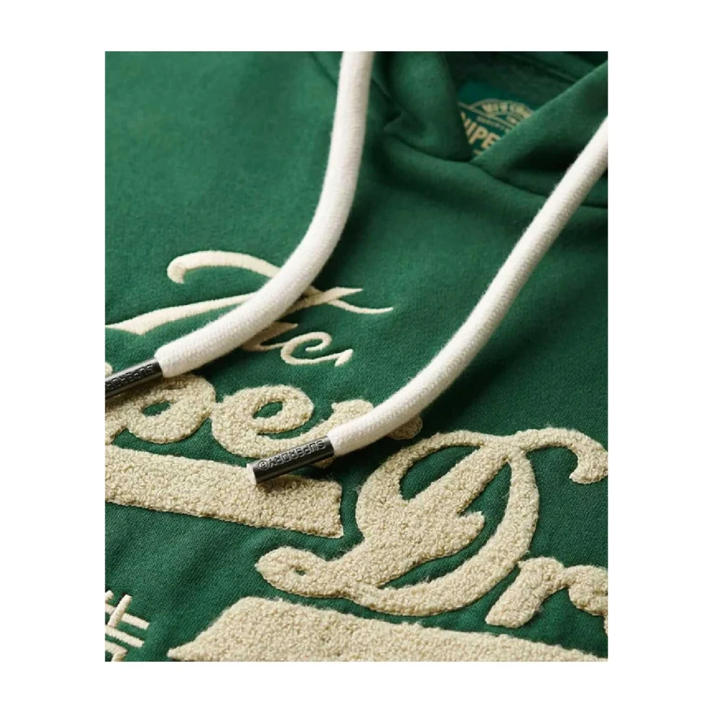 Superdry Geborduurde Sweater voor Dagelijks Comfort Green Heren
