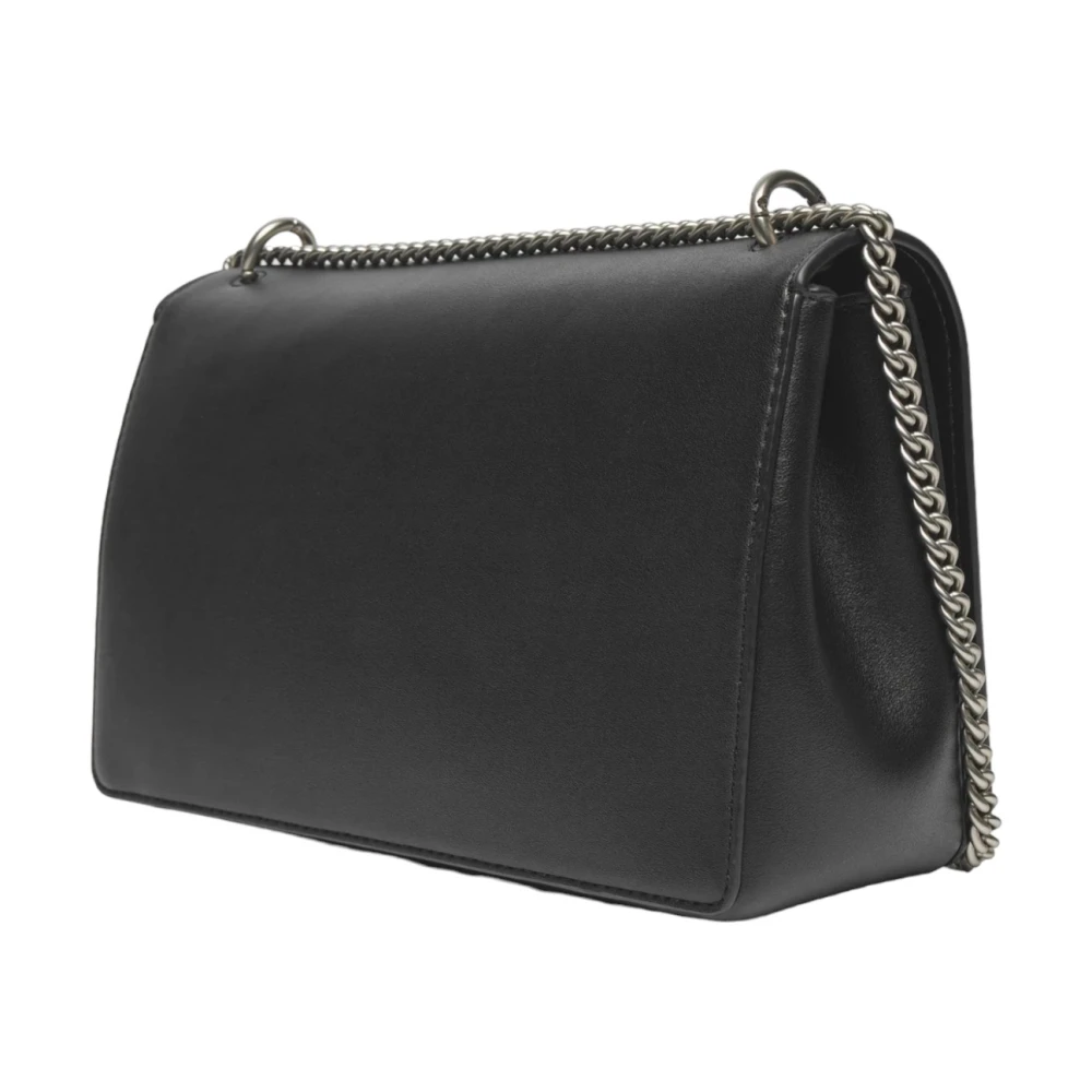 Calvin Klein Jeans Gesculpteerde Flap Tas Herfst Winter Collectie Black Dames