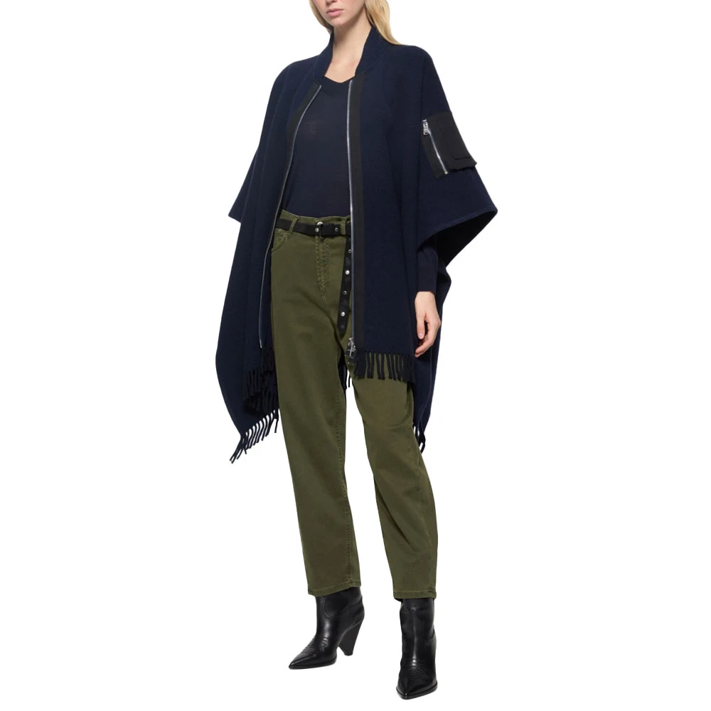 Dondup Groene Loose Fit Hoge Taille Jeans Green Dames