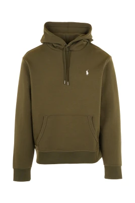 Grön Tröja Hoodie Dubbelstickad