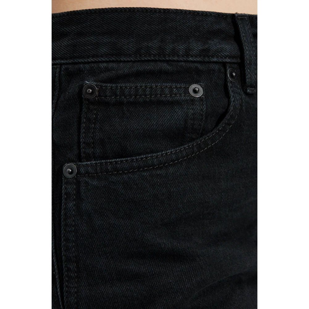 Saint Laurent Tapered Jeans Black Dames