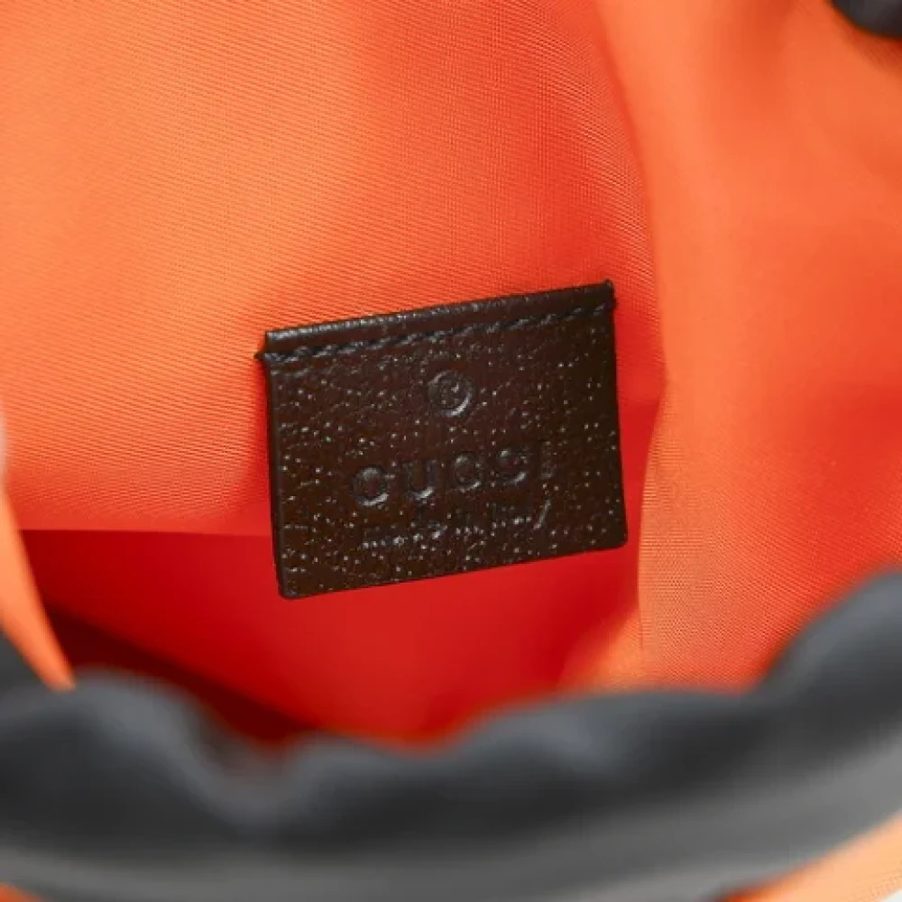 Gucci Vintage Pre-owned Fabric shoulder-bags Orange Dames