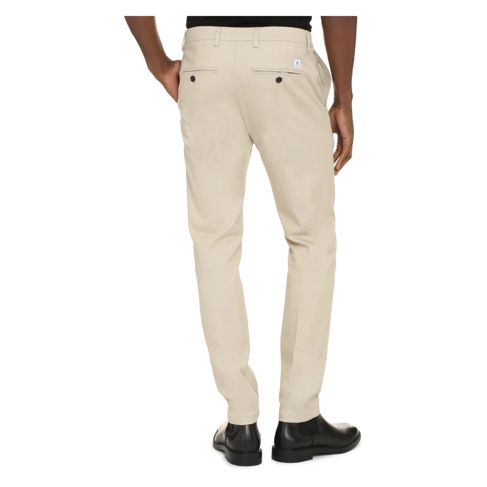 Department Five Mike Chino Broeken met Achterzakken Beige Heren