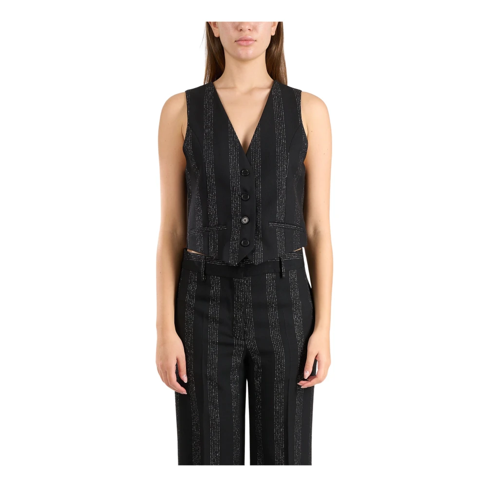 Msgm - Jackets > Vests - Black - Msgm - Modalova
