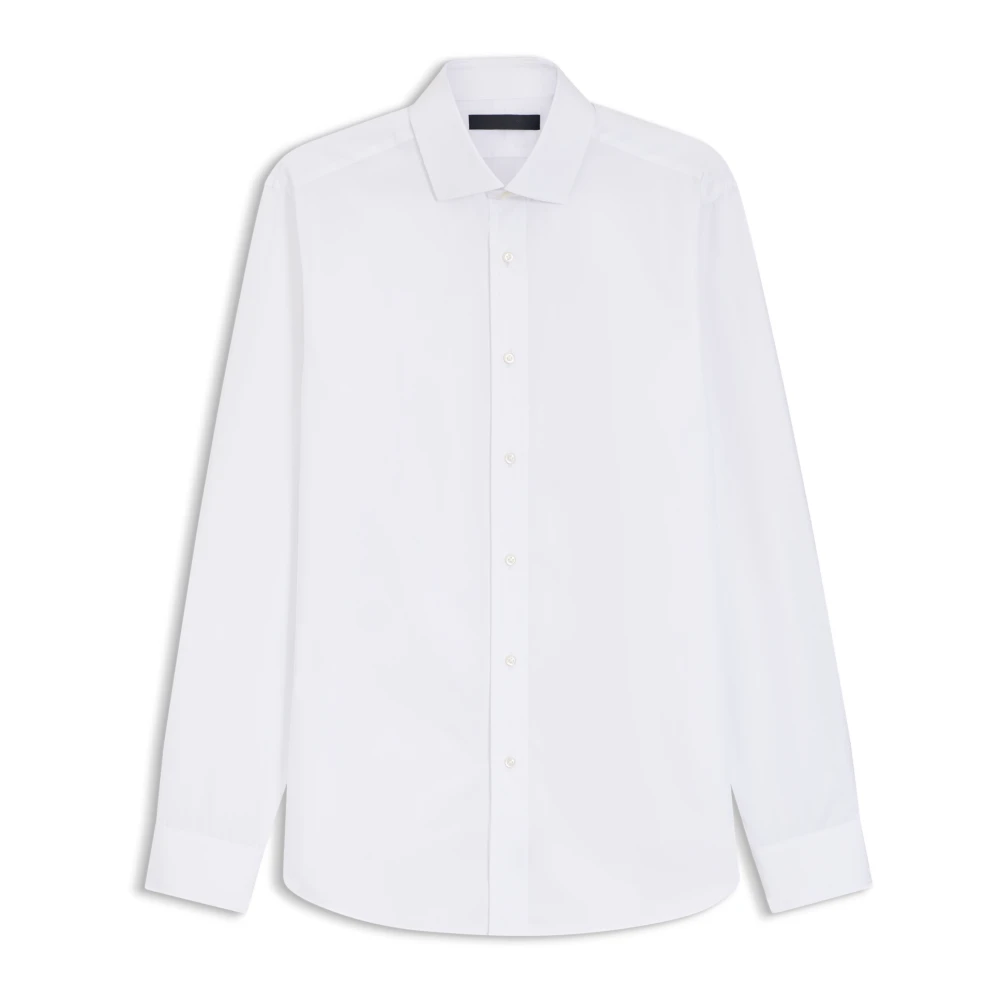 Boss Men's White Long-Sleeved Cotton Shirt - Casual Shirts - 4XL - Shirts
