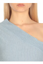 robe-une-epaule-bleu-clair-avec-lurex