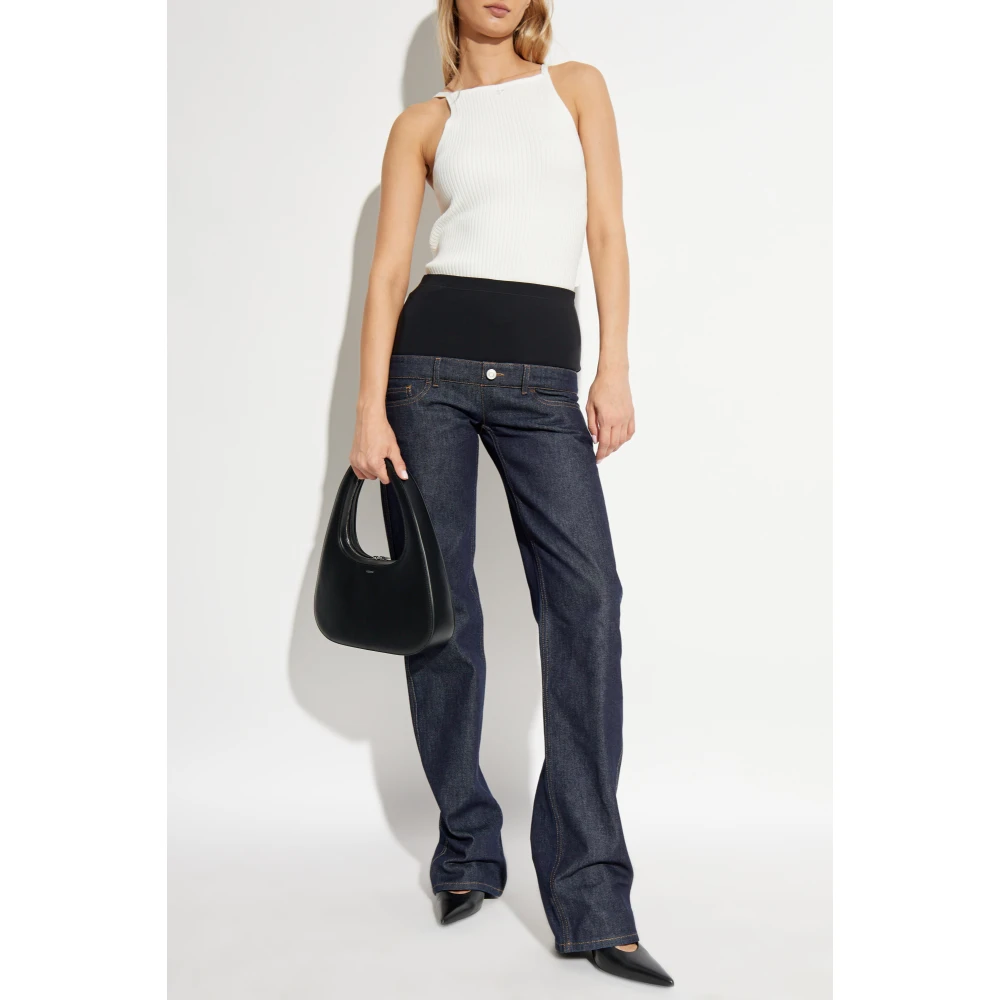 Coperni Jeans met elastische tailleband Blue Dames