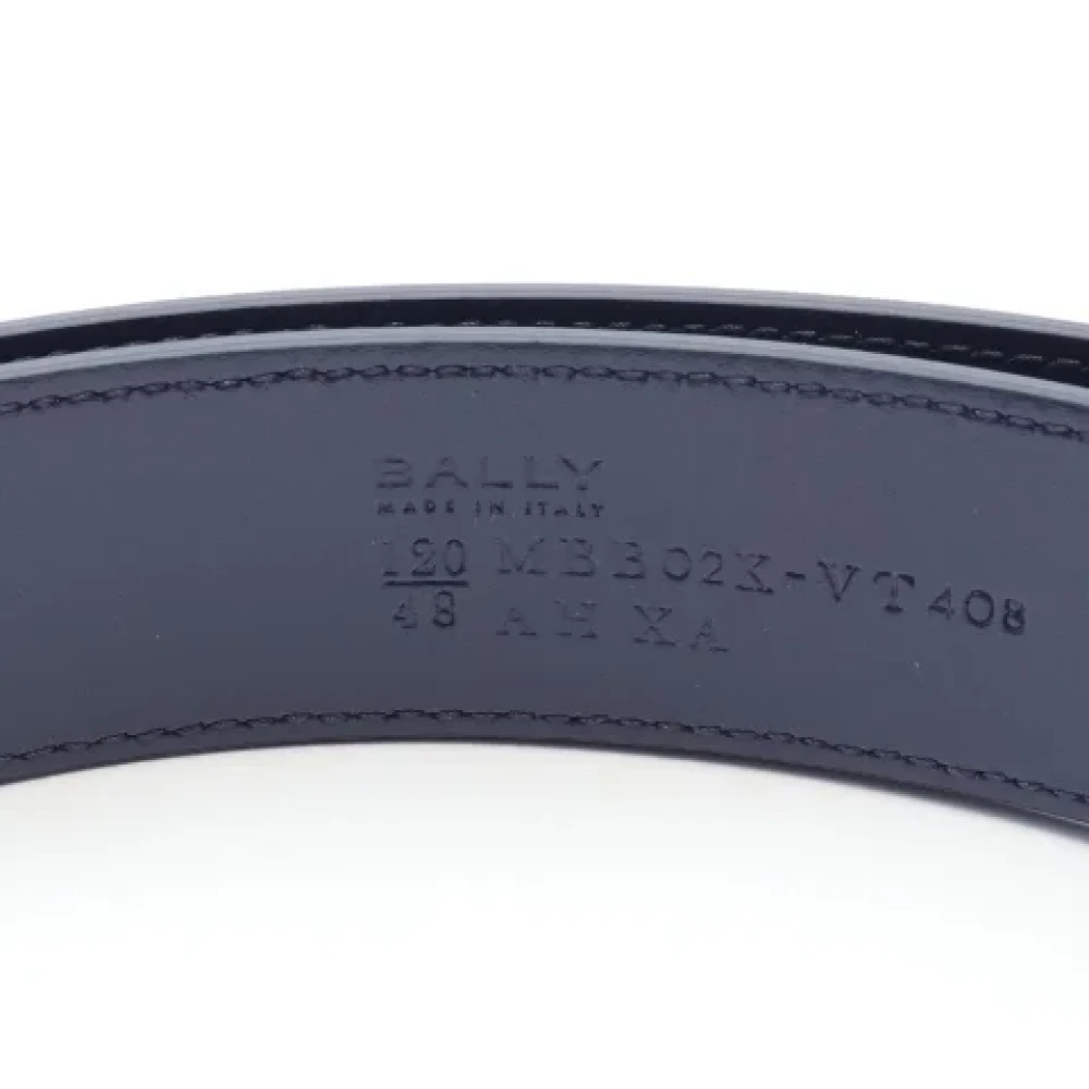 Bally Pre-owned Leather belts Blue Dames