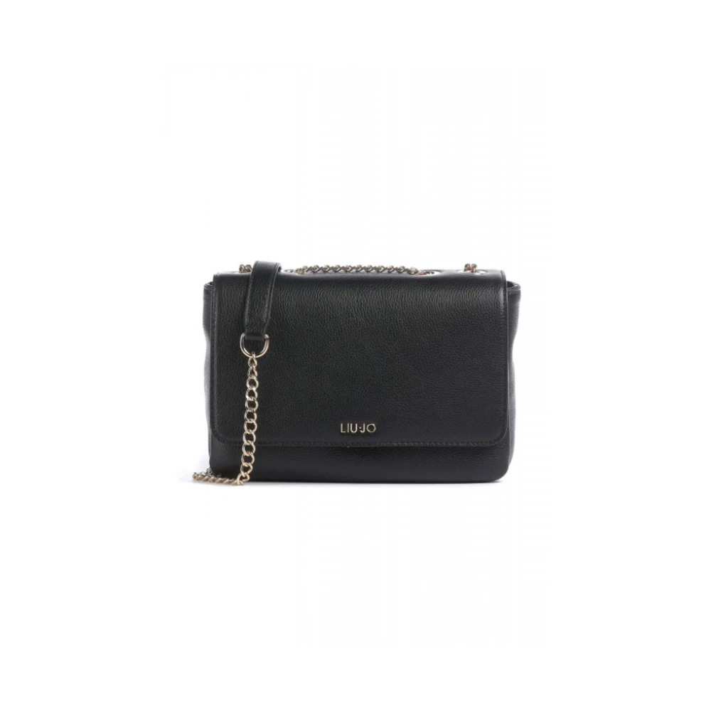 Liu Jo Vrouw Zwart Tassen Dames, One Size, Leer, Caliwen S Schoudertas