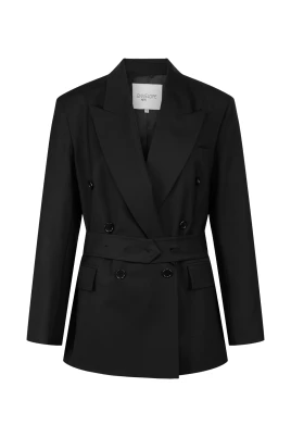 Italiensk Ull Oversized Blazer