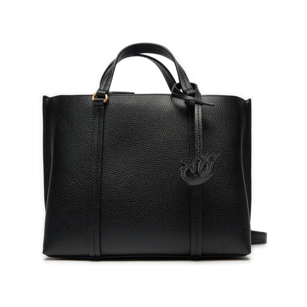 pinko Zwarte Shopper Tas Black Dames