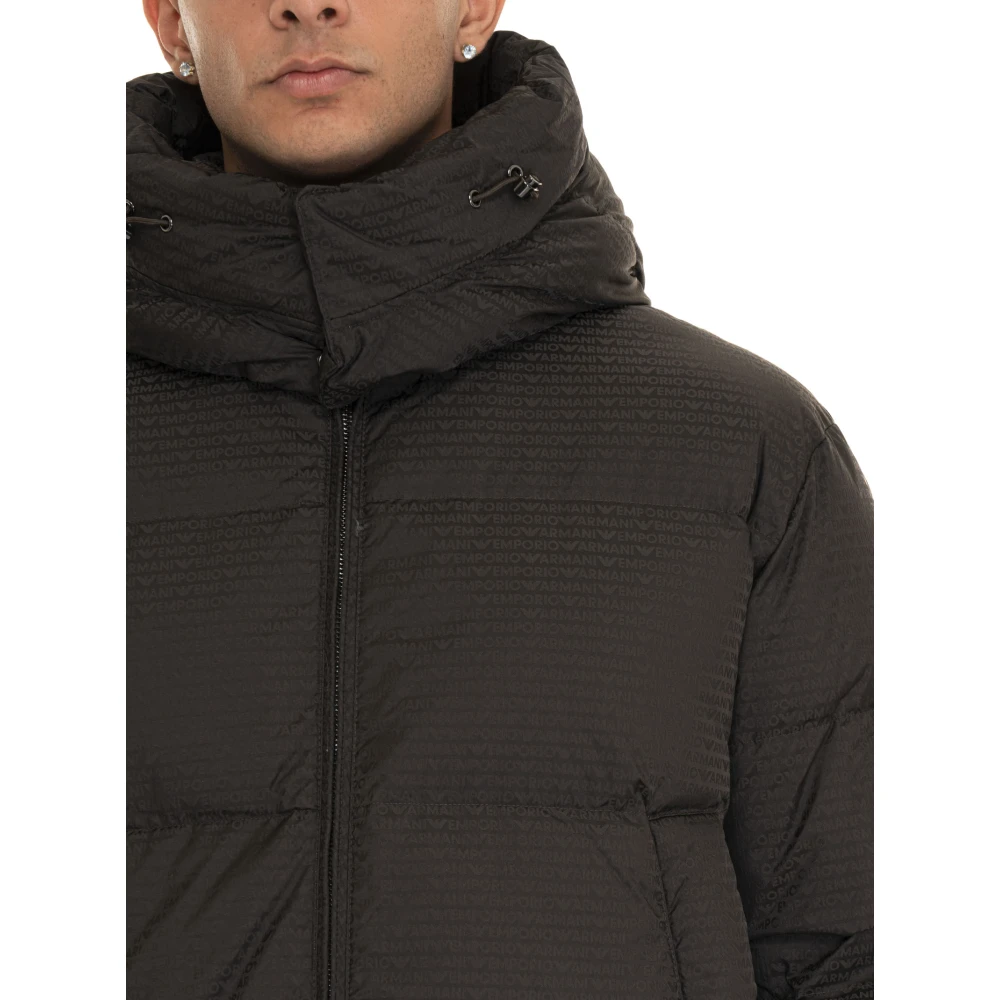 Emporio Armani Warme Winter Donsjas Green Heren