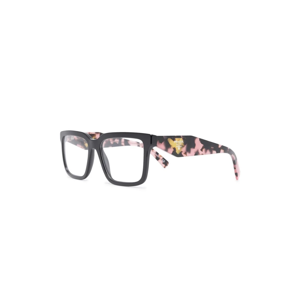 Prada PR 10Yv 21B1O1 Optical Frame Svart Dam