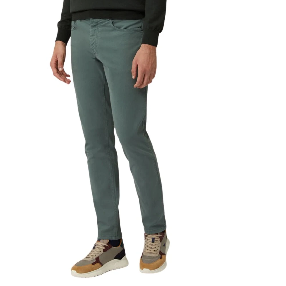 Harmont & Blaine Broek 5 Zakken Stretch Green Heren