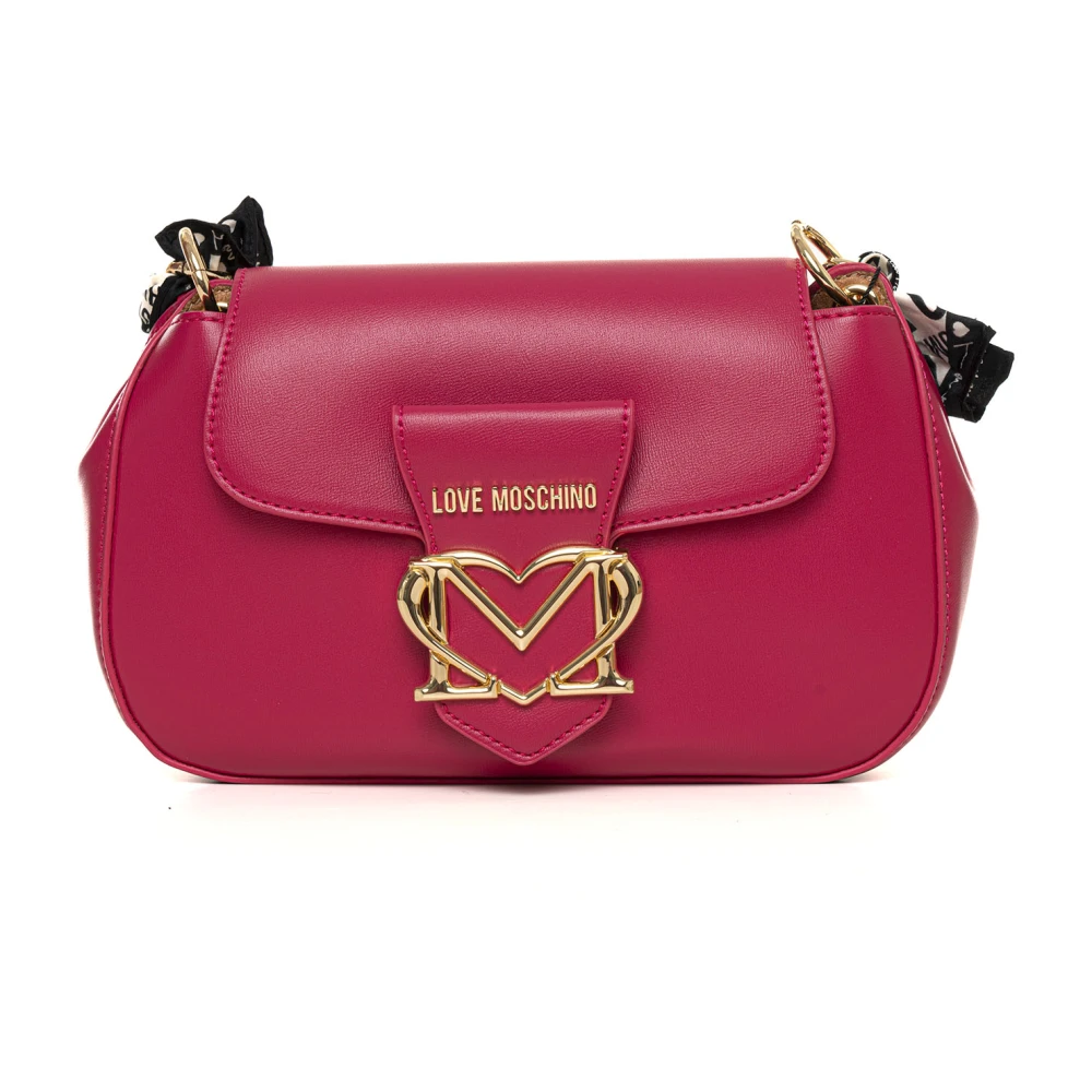 Love Moschino Stijlvolle handtas met verstelbare band Pink Dames
