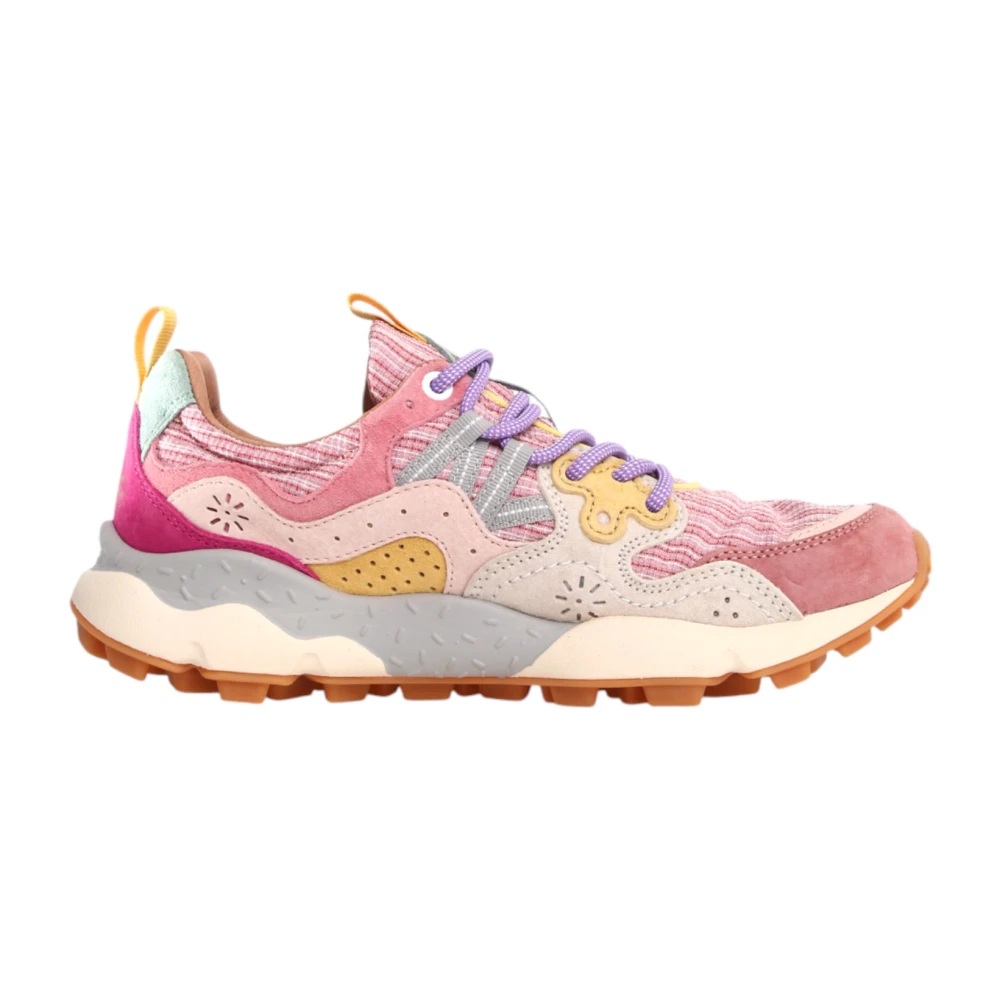 Flower Mountain Women's Pink Sneakers,, Yamano 3 Woman Trainers Size 8 Uk
