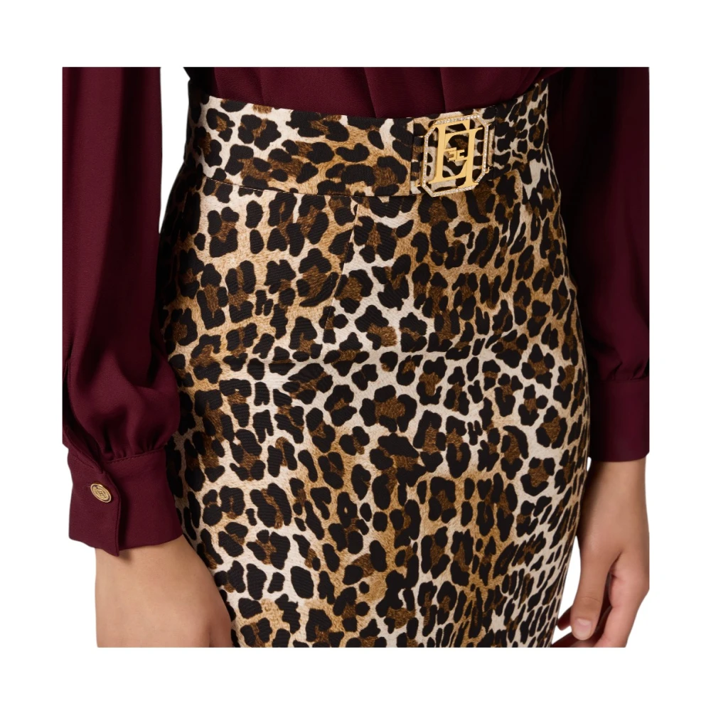 Elisabetta Franchi Stijlvolle Rok voor Vrouwen Multicolor Dames