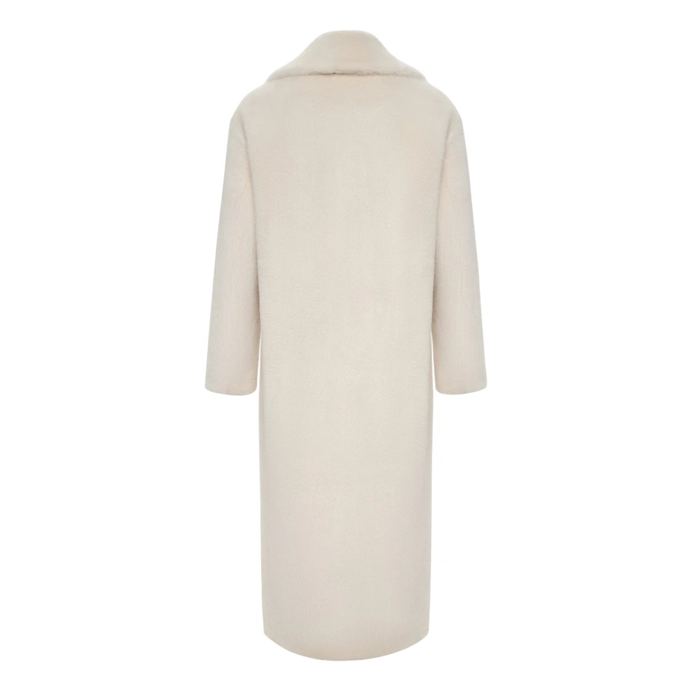Cesare Gaspari Luxe Nep Bontjas Freya Wit White Dames