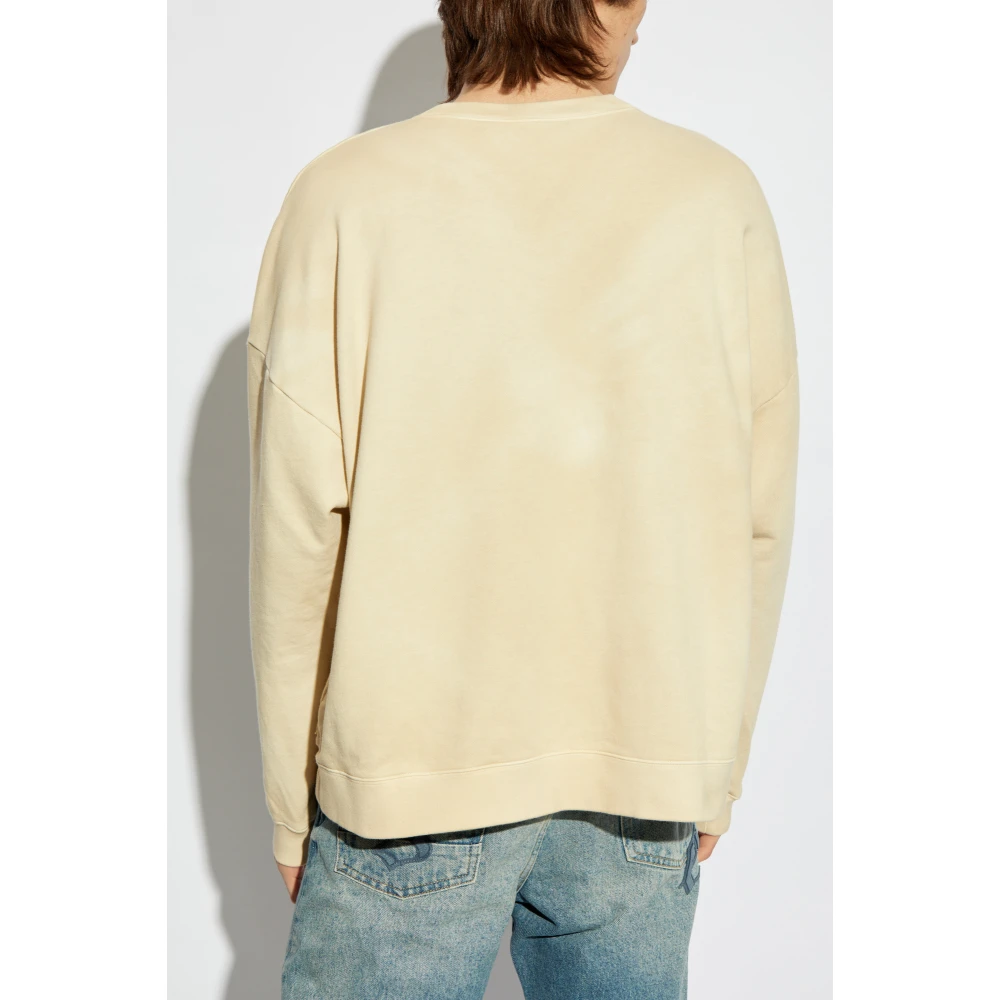 Palm Angels Gedrukte Sweatshirt Beige Heren