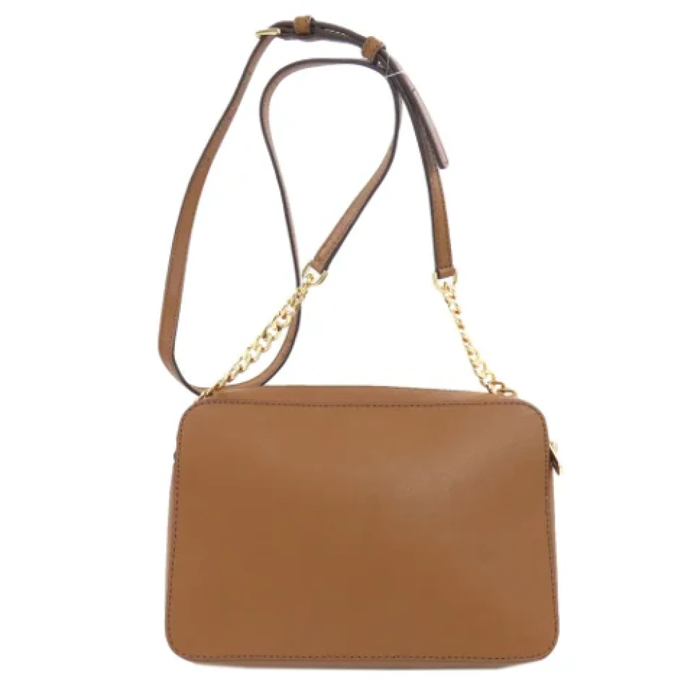 Michael Kors Pre-owned Canvas shoulder-bags Brown Dames