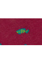 chaussettes-courtes-en-coton-a-motif-de-poissons-fuchsia-bicolores-pour-femmes