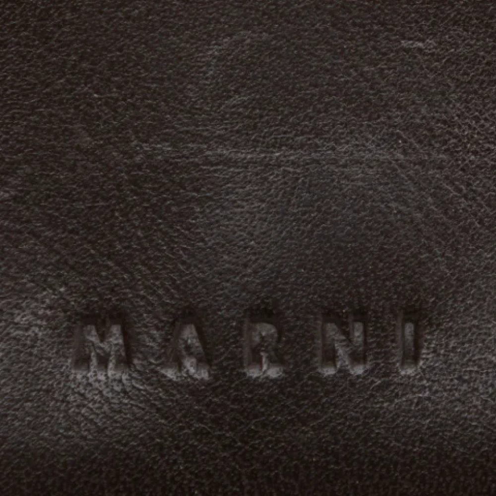 Marni Pre-owned Leather wallets Brown Dames