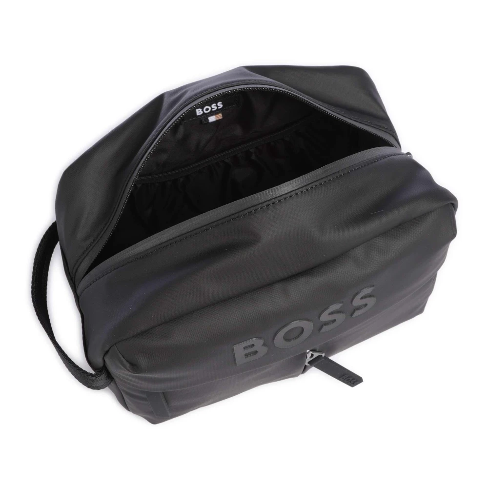 Hugo Boss Stormy Washbag Zwart Black Heren