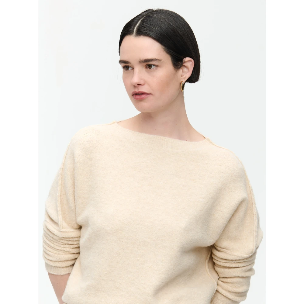 Jane Lushka Jannys Pullover Beige Dames