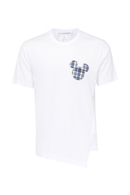 whitecheck-knit-t-shirt