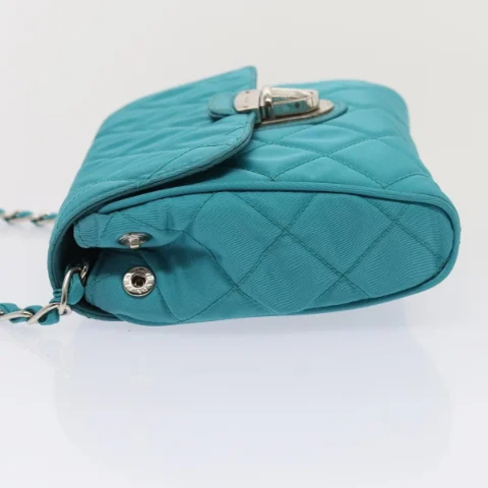 Prada Vintage Pre-owned Fabric prada-bags Blue Dames