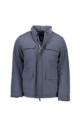 blue-polyester-jacket-with-concealed-hood