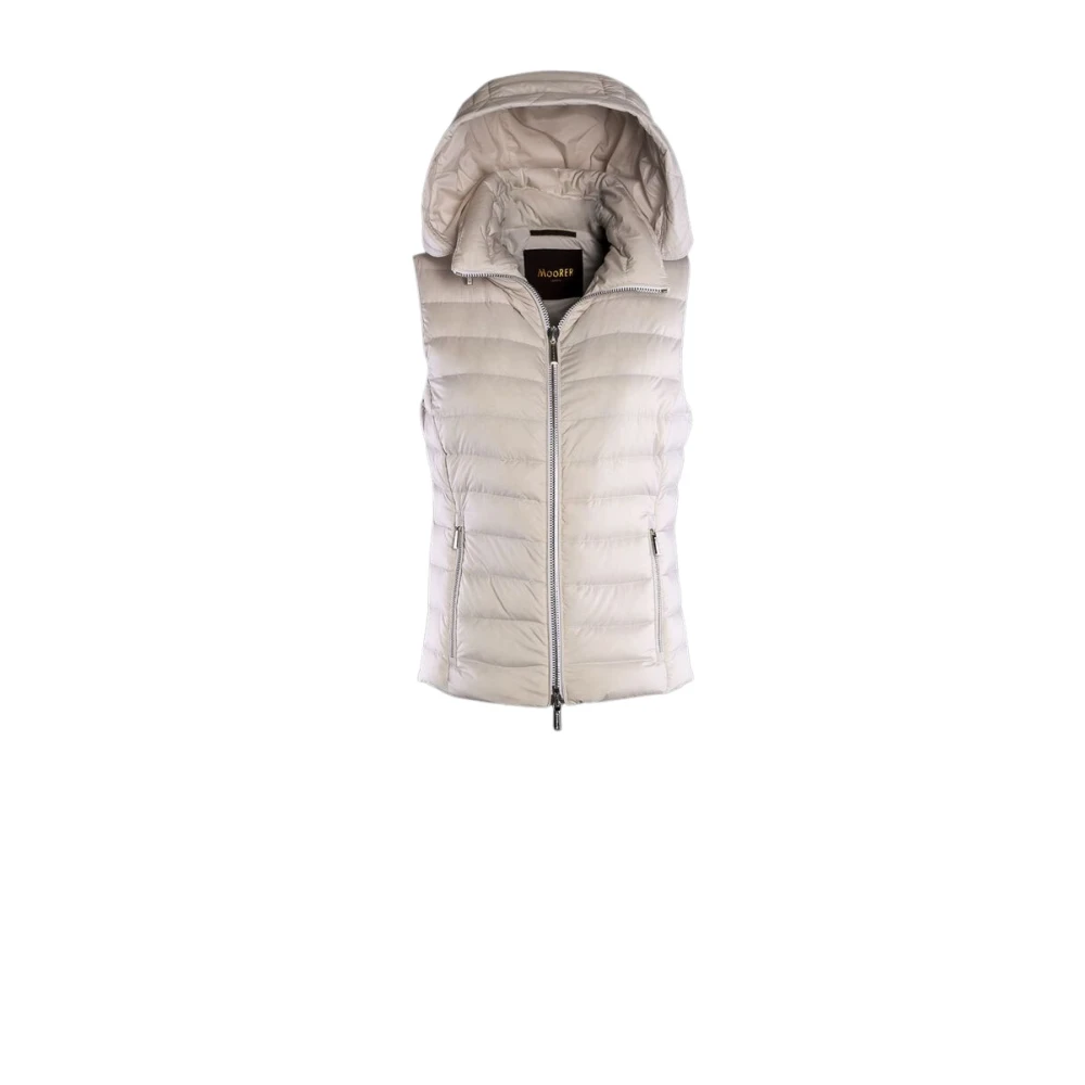 Moorer - Jackets > Vests - Beige - Moorer - Modalova