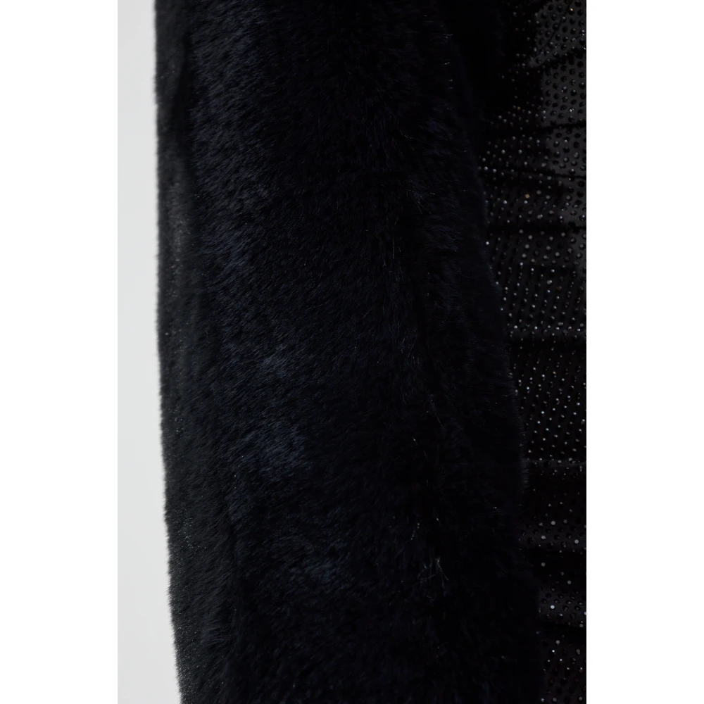 Cult Gaia Faux fur Bentley Black Dames