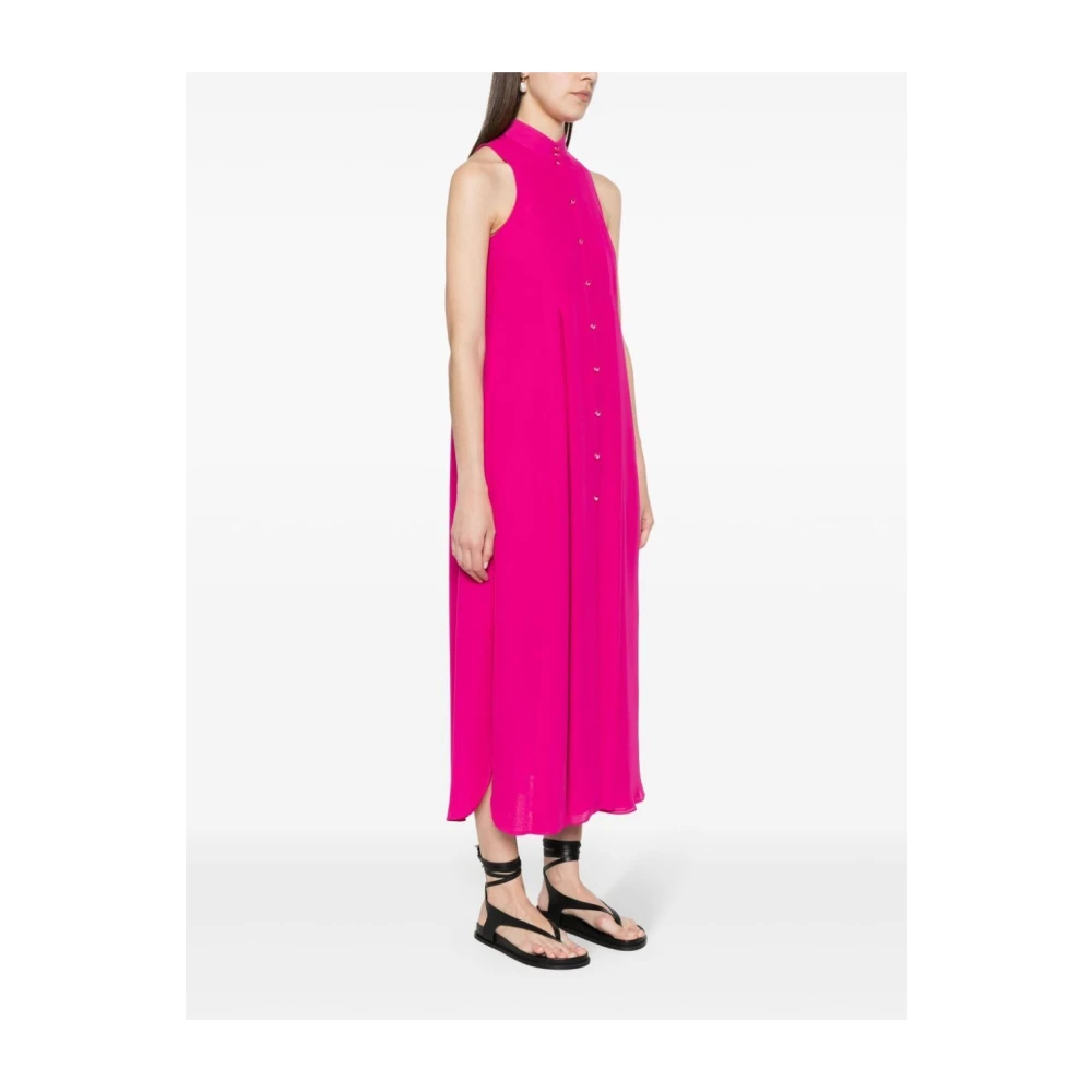 Emporio Armani Roze & Paarse Elegante Jurk Pink Dames