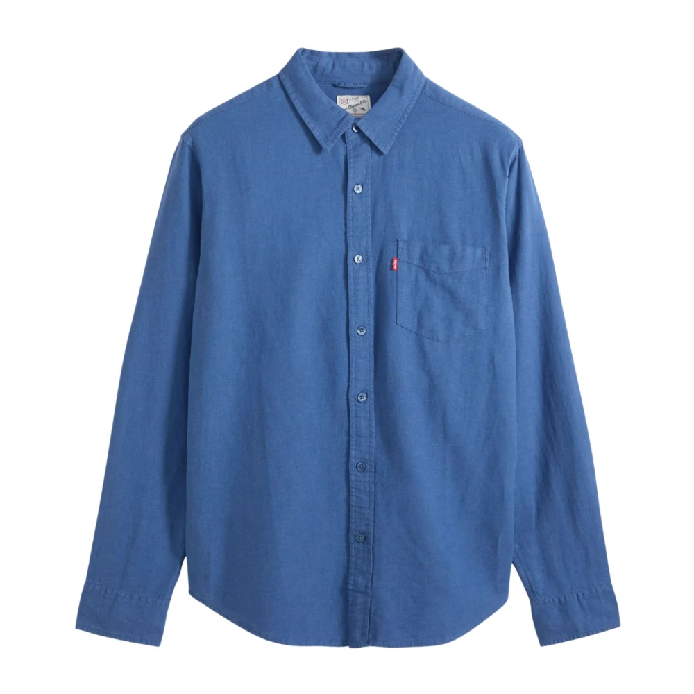 Levi's Men's Blue Sunset One Pocket Standard Shirt - Casual Shirts - Xl - Shirts