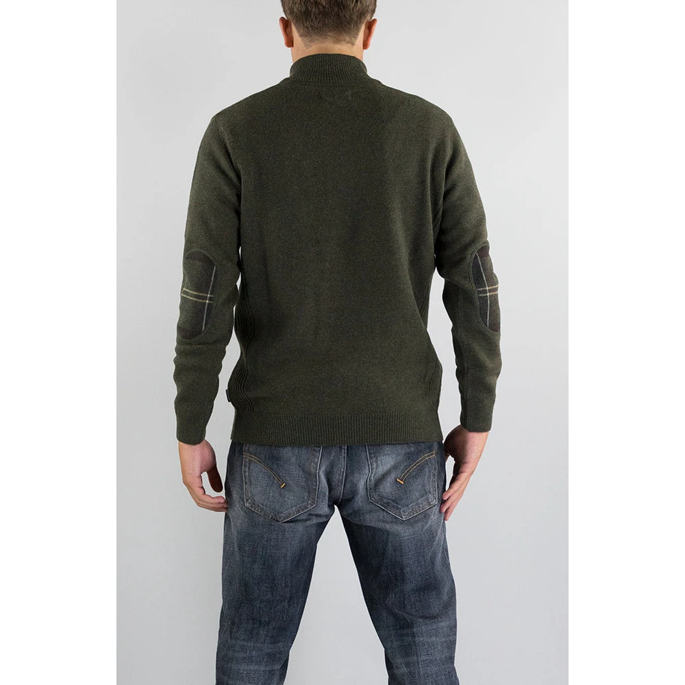 Barbour Half Zip Sweater Holden Green Heren
