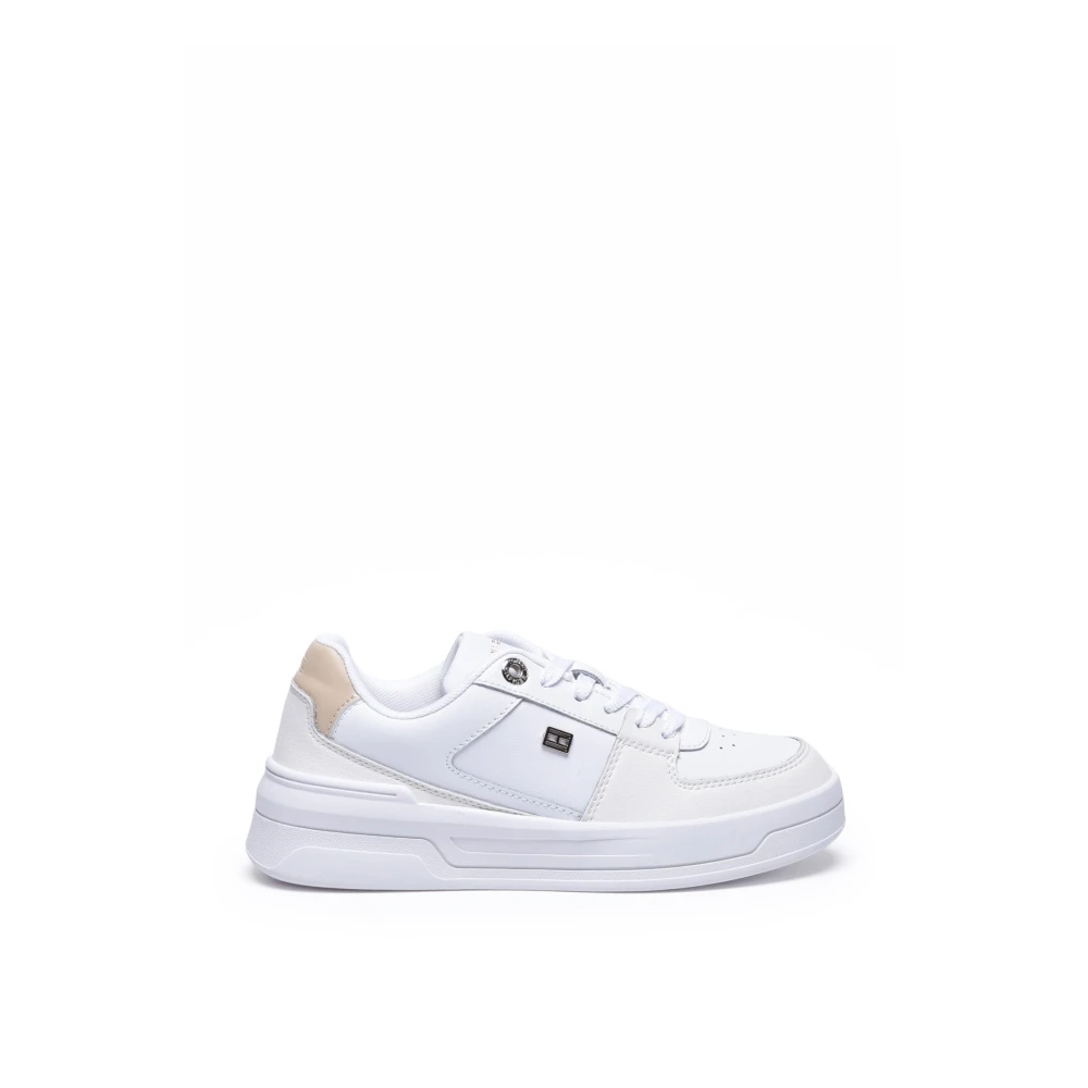 Tommy Hilfiger Essential Basket Sneakers Dames Schoenen Wit