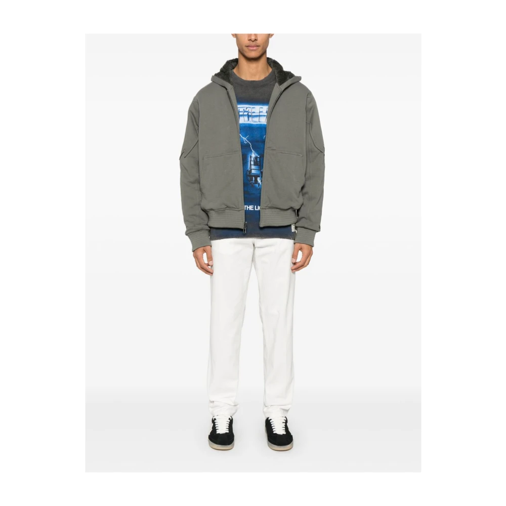 Diesel Crème Broek Modern Elegant Statement White Heren
