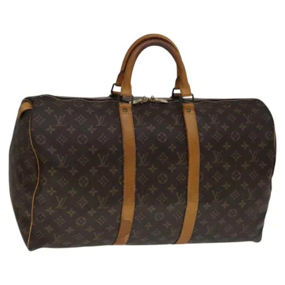 Louis Vuitton Vintage Pre-owned Canvas travel-bags Brown Dames