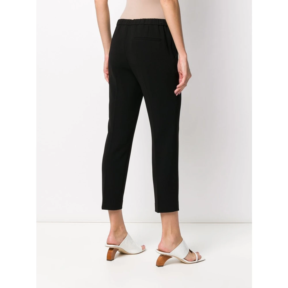 Theory Zwarte Korte Tapered Broek Black Dames