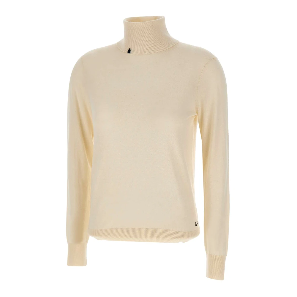 Sun68 Dames Coltrui Roomwit Lange Mouwen White Dames