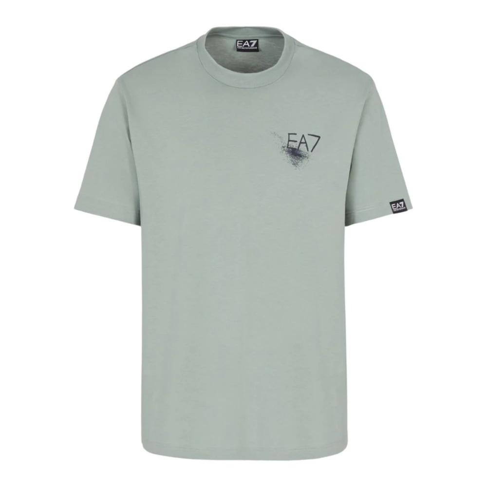 Emporio Armani Ea7 Grön Kortärmad T-Shirt