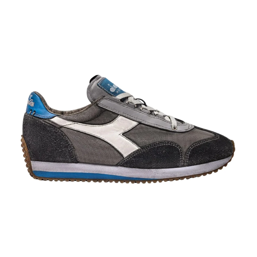 Diadora Equipe H Dirty Stone Wash Evo Sneakers Heren Schoenen Grijs