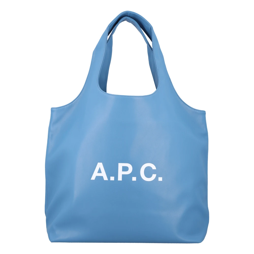 A.P.C. Blå Handväska Ninon Toteväska Blue, Dam