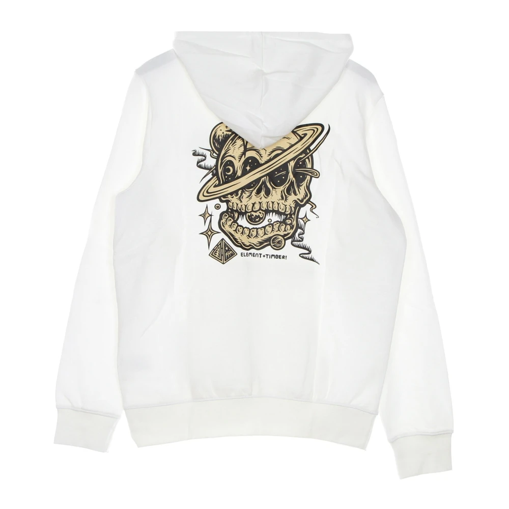 Element Elliptical Hoodie Wit White Heren