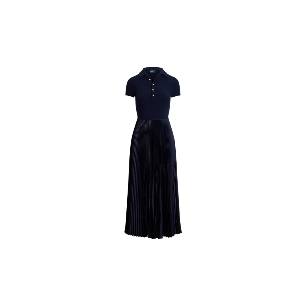 Polo Ralph Lauren Women's Blue Elegant Dress For Medium