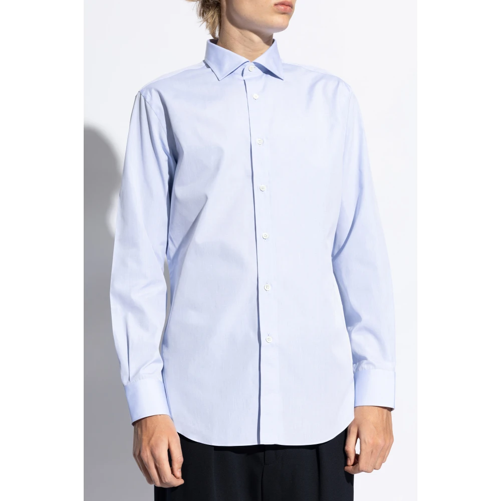 Brioni Klassiek Overhemd Blue Heren