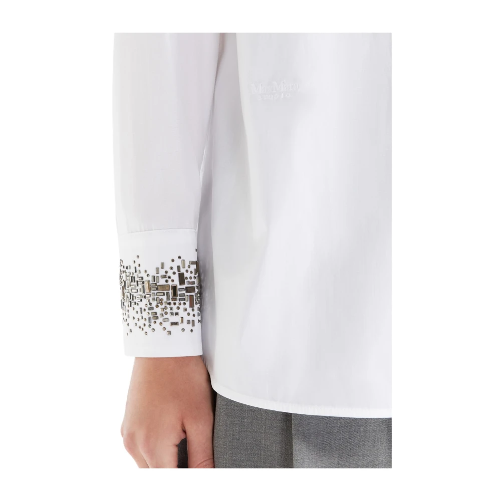 Max Mara Studio Stijlvolle Shirt voor Vrouwen White Dames