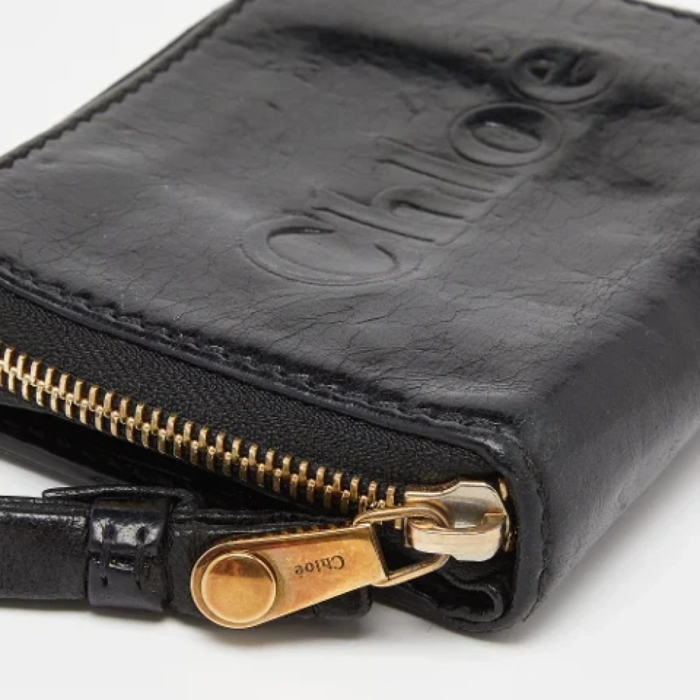 Chloé Pre-owned Canvas wallets Black Dames