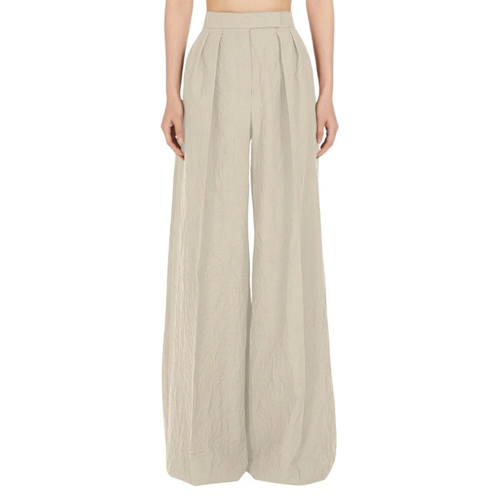 Max Mara Beige Broek voor Vrouwen Beige Dames
